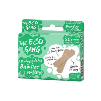 Біорозкладні натуральні бамбукові пластирі The Eco Gang