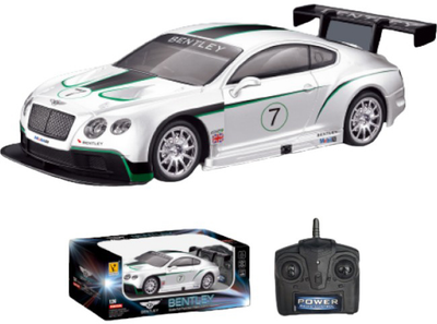 Машина на радиоуправлении Shantou Yisheng Bentley 1:24 Белая (6902241803546)