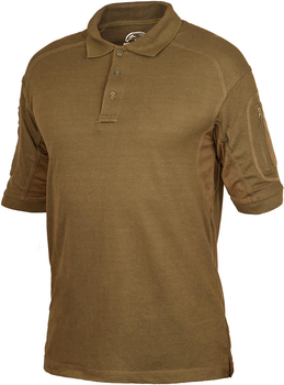 Теніска поло Defcon 5 Tactical Polo Short Sleeves with Pocket XL Coyote brown