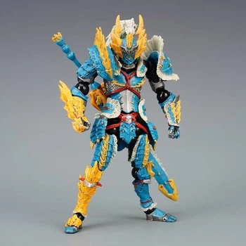Рухлива фігурка Monster Hunter, Мисливець на чудовиська, Zinogre Armor, 17 см (MHW 0012)
