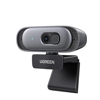 Веб камера UGREEN CM778 для ноутбука и ПК Youtube Zoom Видеозвонки 2K 30fps 2 микрофона USB HD Camera Black (35626)