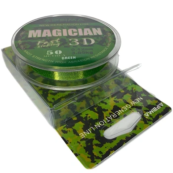 Лісочка невидима швидко тонуча Feima 3D Magician Green 0.20mm/7.43kg 50m