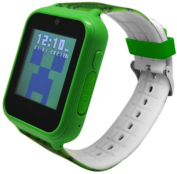 Smartwatch Kids Euroswan​ Minecraft dotykowy 34 mm Green (8435507869010)