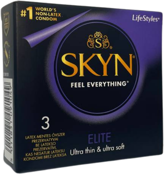 Презервативи Skyn Elit без латексу 3 шт (ROZ6400230518)