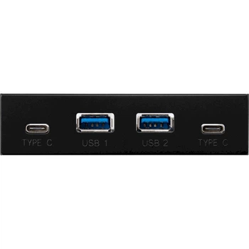 USB-хаб Frime USB 3.1 2 x type A & 2 x type C VL820 Black (ECF-FP2xTA&2xTC.32)