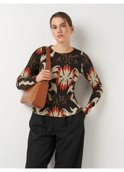Джемпер H&M M Коричневий 1153688_оранж.корич.хакі_07