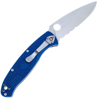 Нож Spyderco Resilience FRN S35VN полусеррейтор (C142PSBL)