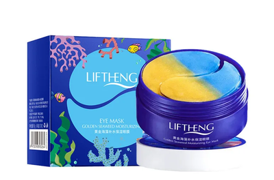 Патчи с коллоидным золотом и водорослями LIFTHENG Golden Seaweed Moisturizing 60 шт (6973098894827)