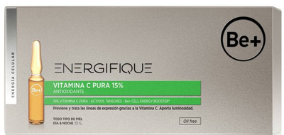 Сироватка для обличчя Be+ Energifique Vitamin C в ампулах 10 х 2 мл (8470001880895)