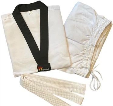 Добок (форма) для Taekwondo WT (WTF) СО-012 160 см білий