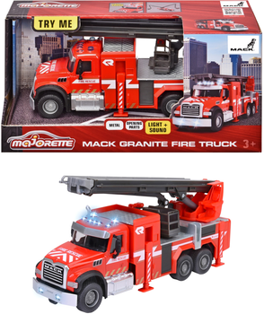 Samochód Majorette Mack Granite Feuerwehr-Truck Wóz strażacki (3467452073407)