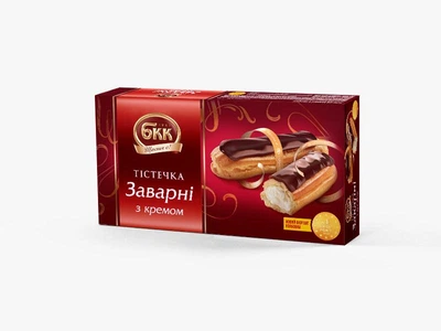 Тістечка БКК «Заварні з кремом» 16шт