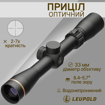 Оптический прицел Leupold VX-Freedom Rimfire 2-7x33 (1 inch) Rimfire MOA 174179