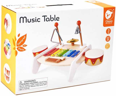 Zestaw instrumentow muzycznych Classic World Music Table 9 elementów (6927049045295)