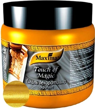 Емаль декоративна акрилова «Touch of Magic» Maxima 0.1 кг Золото (4823083307554)