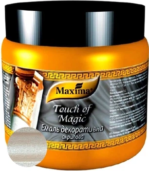 Емаль декоративна акрилова «Touch of Magic» Maxima 0.1 кг Срібло (4823083307615)
