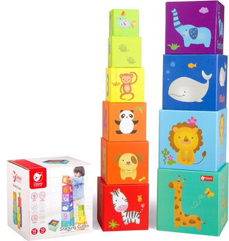 Kostki edukacyjne Classic World Magic Box Blocks Puzzle Tower 10 szt (6927049002106)