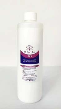 Лак акриловый глянцевый ColorArt для покрытия алмазной мозаики 500мл