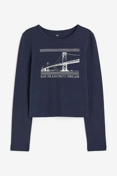 Реглан синий San Francisco Dream H&M 134-140см (400098144)