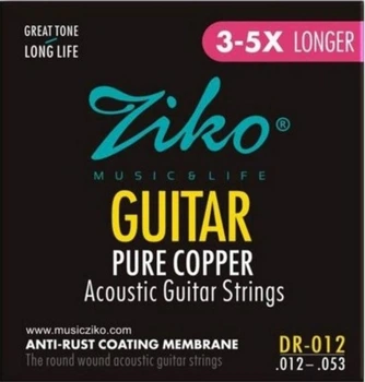 Струны Ziko DR-012 Pure Copper 12-53 Light
