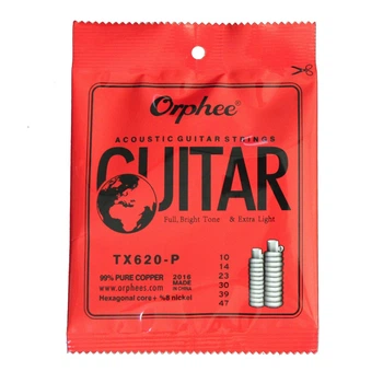 Струны Orphee TX620-P Pure Copper 10-47 Extra Light
