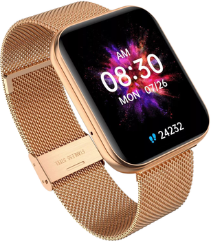 Smartwatch Garett GRC Maxx Gold steel (5904238484784)