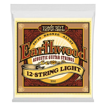 Струны Ernie Ball 2010 Earthwood 80/20 Bronze 9-46 12-string Light