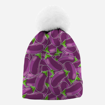 Czapka beany damska Mr. Gugu & Miss Go Eggplant WB21WH M Fioletowa (5903845400897)