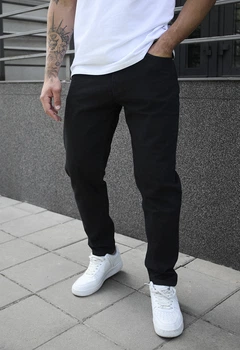 Джинси Staff 75 black slim 34