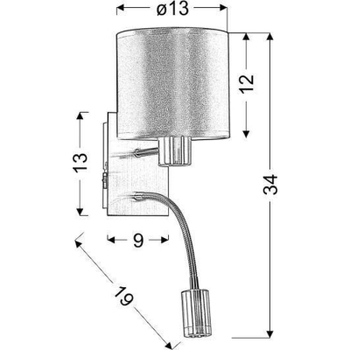 Бра Candellux 21-29348 SYLWANA (21-29348)