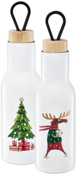 Butelka termiczna Ambition Forest Łoś 400 ml (5904134404541)