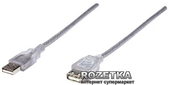 Kabel Manhattan USB 2.0 AM-AF 4.5 m (766623340502)