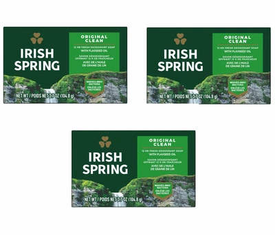 Мило дезодоруюче Irish Spring Original Clean 104.8 г 3 шт