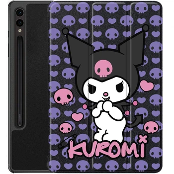 Чохол Samsung Galaxy Tab S9 FE Plus Kuromi Purple Skull (57585)