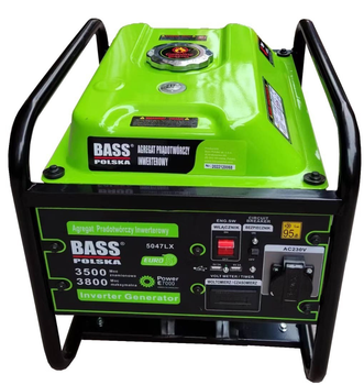 Портативний інверторний генератор 3,8 кВт AVR Bass Polska BP-5047LX