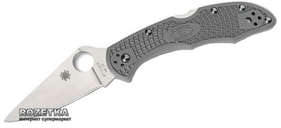 Карманный нож Spyderco Delica 4 C11FPGY (870135) Grey
