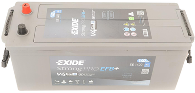 Акумуляторна батарея Exide Strong Pro EFB+ 140 А/год 800 A 513 x 189 x 223 мм (+/-) B00/B0 (EE1403)