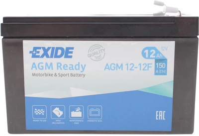 Akumulator Exide AGM 12 Ah 150 A 150 x 100 x 100 mm (+/-) B0 (AGM12-12F)
