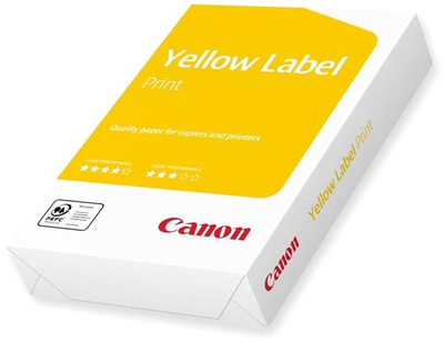 Papier biurowy Canon CAN480SL Yellow Label A4 80 g/m² Biały 500 arkuszy (8713878092276)