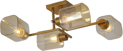 Люстра Wunderlicht Е27 4x60W OM8129-44 для кухні, спальні, вітальні