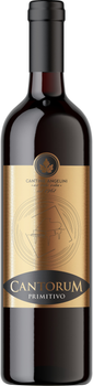 Вино Cantorum SALENTO IGT PRIMITIVO виноградное натуральное красное сухе 0.75 л 13.5% (8020685019595)