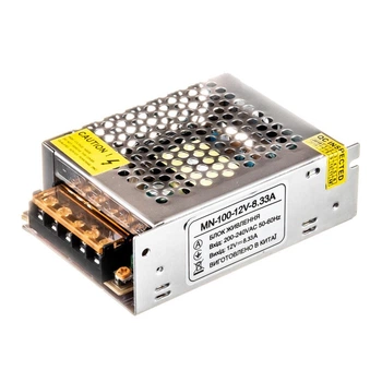 Блок питания 12В 8,3А 100Вт IP20 металлический корпус MN-100-12V-8,3A