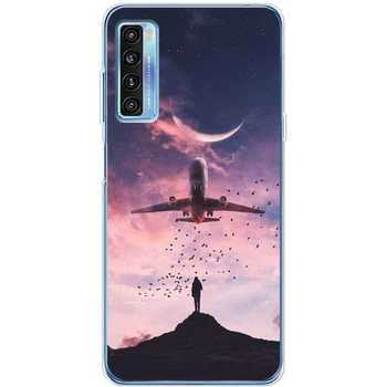 Силиконовый Чехол с Картинкой для TCL 20L Принт (Однажды я Полечу) (56404-ysm1698)