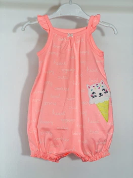 Песочник для девочки Carters 16556919 3 мес 55-61 см Оранжевый