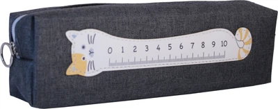 Пенал на молнии Bourgeois YM9568 Gray (6971510963212)