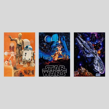 Набір постерів Зоряні війни / Плакати Star Wars / 3 шт, А3