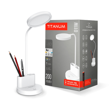 Лампа настольная аккумуляторная LED TITANUM TLTF-011W 6W 2700-6000K