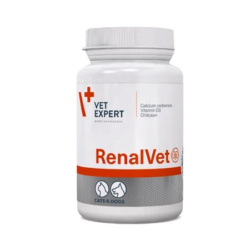 Харчова добавка Vet Expert RenalVet Вет Експерт РеналВет для підтримання функції нирок у котів і собак 60 капс (46275)