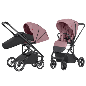 Прогулочная коляска CARRELLO Alfa модель 2024 CRL-5508 Rouge Pink BF (Каррелло Альфа) поворотный, реверсивный блок