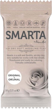 Пластика самозастывающая Smarta Original Белая 100 г (8682923974013)